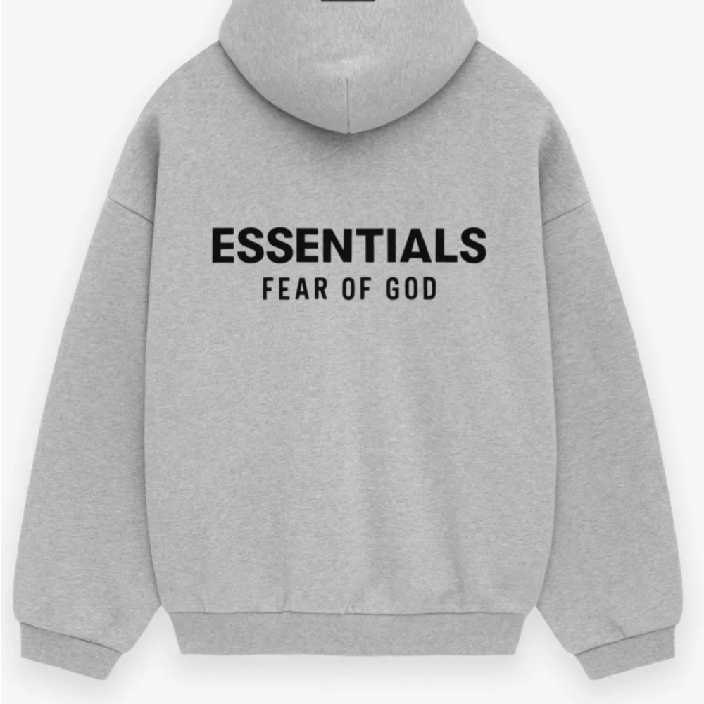 Fear of God Essentials Gray Hoodie